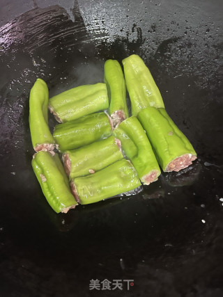 酿青椒步骤5