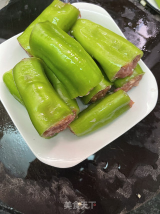 酿青椒步骤4
