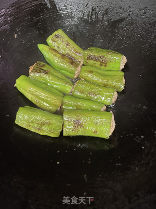 酿青椒步骤6