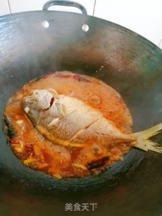 红烧金鲳鱼步骤7