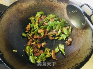 辣椒炒肉片步骤6