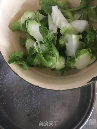 烧肉炒儿菜步骤4 烧肉炒儿菜步骤4