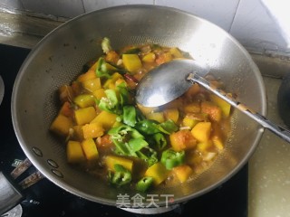 家常熬南瓜步骤6