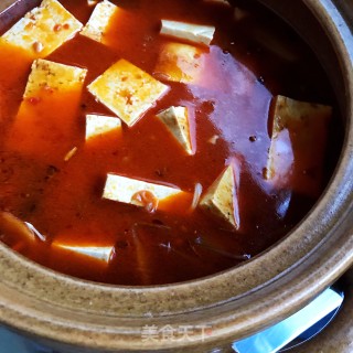 香辣黑鱼豆腐煲步骤8