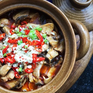 香辣黑鱼豆腐煲步骤16