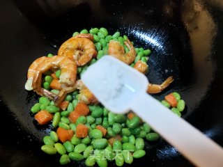虾仁烧毛豆步骤9