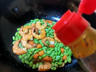 虾仁烧毛豆步骤10