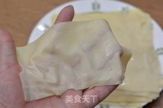 金针菇豆皮卷步骤2