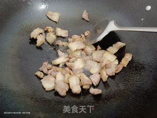 莲藕炒肉步骤3