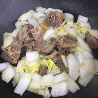 老鸭白菜汤面步骤5