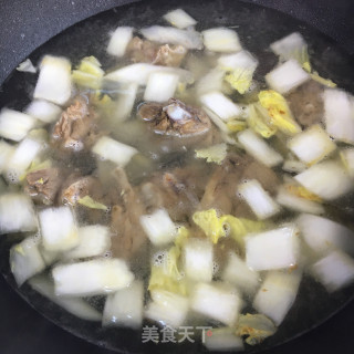 老鸭白菜汤面步骤6