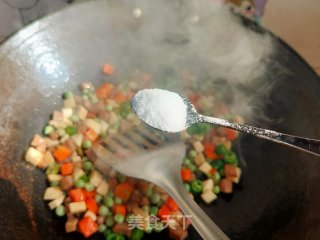 瘦肉彩蔬丁步骤9