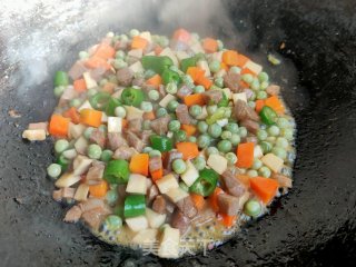 瘦肉彩蔬丁步骤10