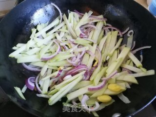 佛手瓜炒牛肉步骤6