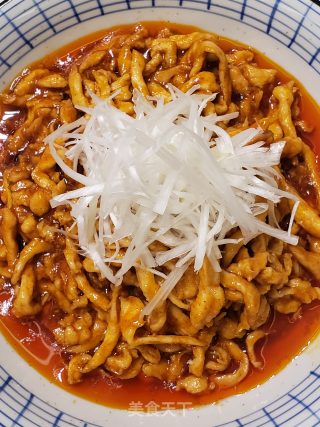 酱爆鸡丝步骤8