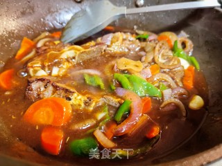 冬季滋补养生补钙美食～黑椒牛脊骨步骤7