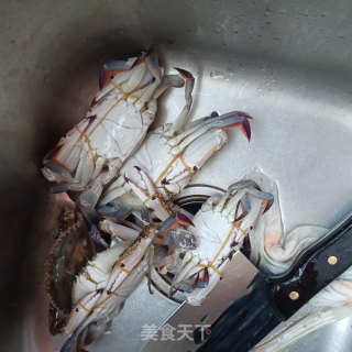 梭子蟹炖豆腐步骤1