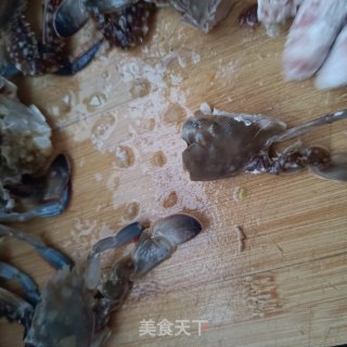 梭子蟹炖豆腐步骤3