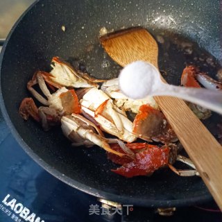 梭子蟹炖豆腐步骤7
