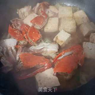 梭子蟹炖豆腐步骤14