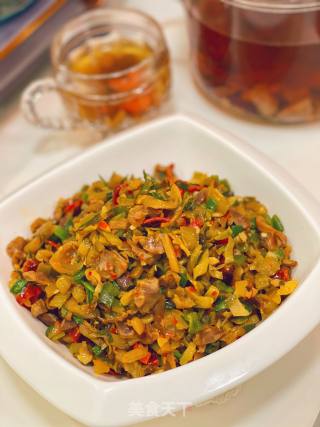 酸菜炒鸡胗步骤15