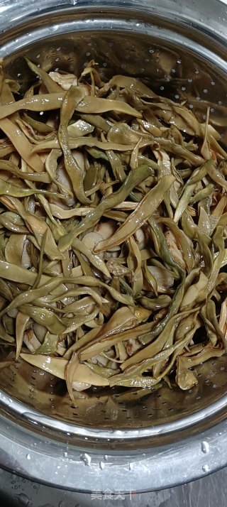 干豆角红烧肉步骤1