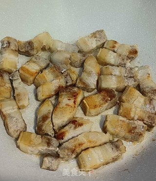 干豆角红烧肉步骤5