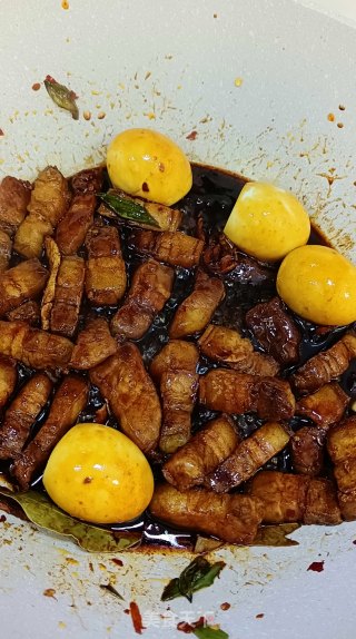干豆角红烧肉步骤6