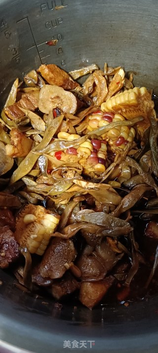 干豆角红烧肉步骤8