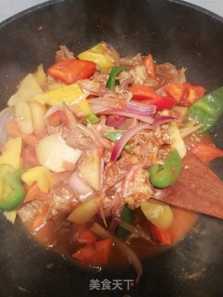 炖羊肉+馍步骤7