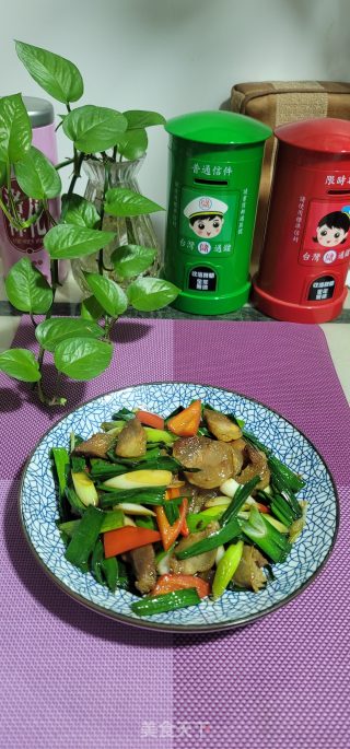 青蒜炒腊味步骤10 青蒜炒腊味步骤10