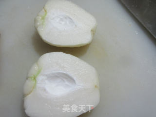 鸭肝炒白佛手瓜步骤4