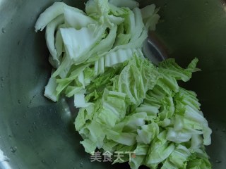 肉炒大白菜步骤3