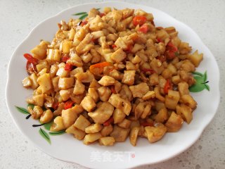 香藕鸡丁步骤7