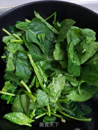 清爽可口藤椒菠菜步骤5