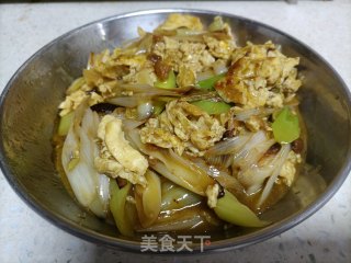 葱爆鸡蛋步骤11