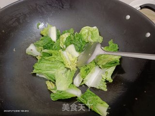 爆炒白菜步骤4