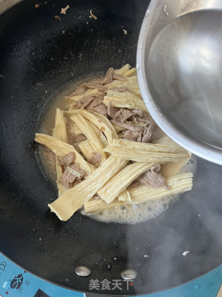 腐竹炒肉片步骤6 腐竹炒肉片步骤6