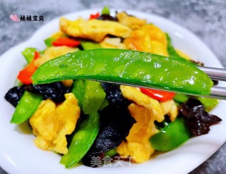 荷兰豆胡萝卜木耳炒蛋步骤16