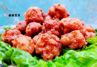 香酥豆腐猪肉丸步骤12