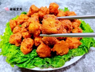 香酥豆腐猪肉丸步骤15