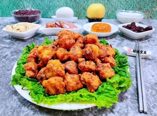 香酥豆腐猪肉丸步骤17