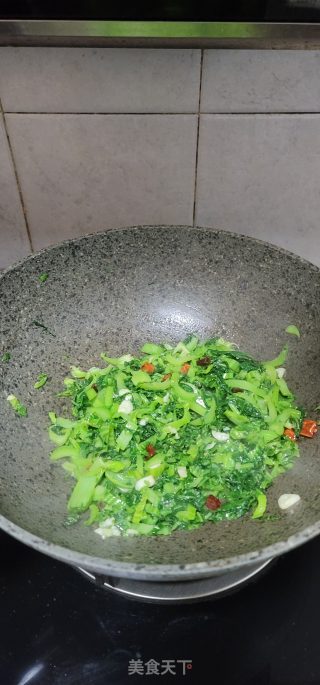 辣炒芥菜步骤7
