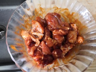 奥尔良鸡腿盖饭步骤4