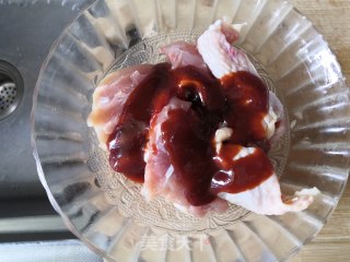 奥尔良鸡腿盖饭步骤3