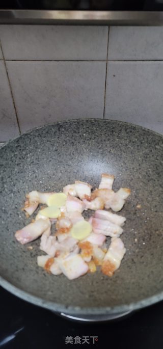烧肉焖白萝卜步骤4