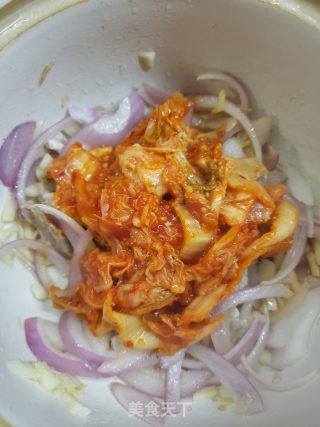 辣白菜豆腐煲步骤10