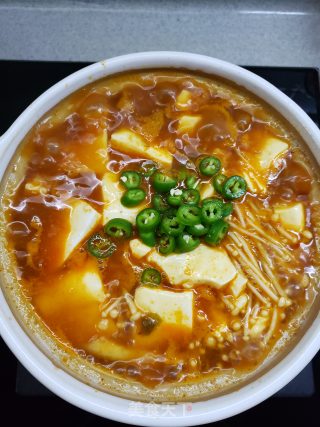 辣白菜豆腐煲步骤15