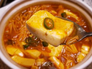 辣白菜豆腐煲步骤18