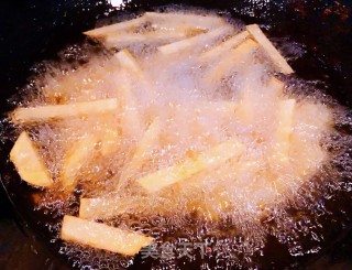 香辣土豆鱿鱼圈步骤6